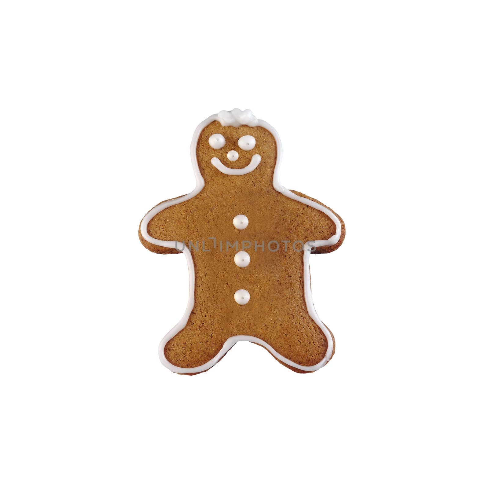 gingerbread man isolated
