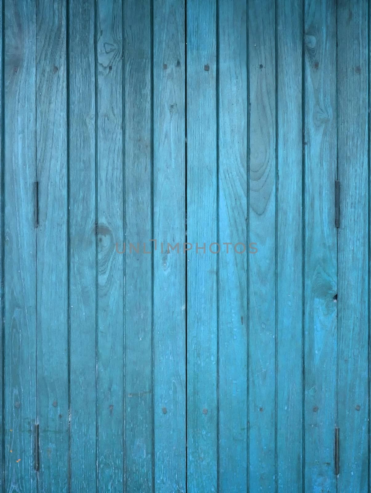 Texture of Wood blue panel for background vertical