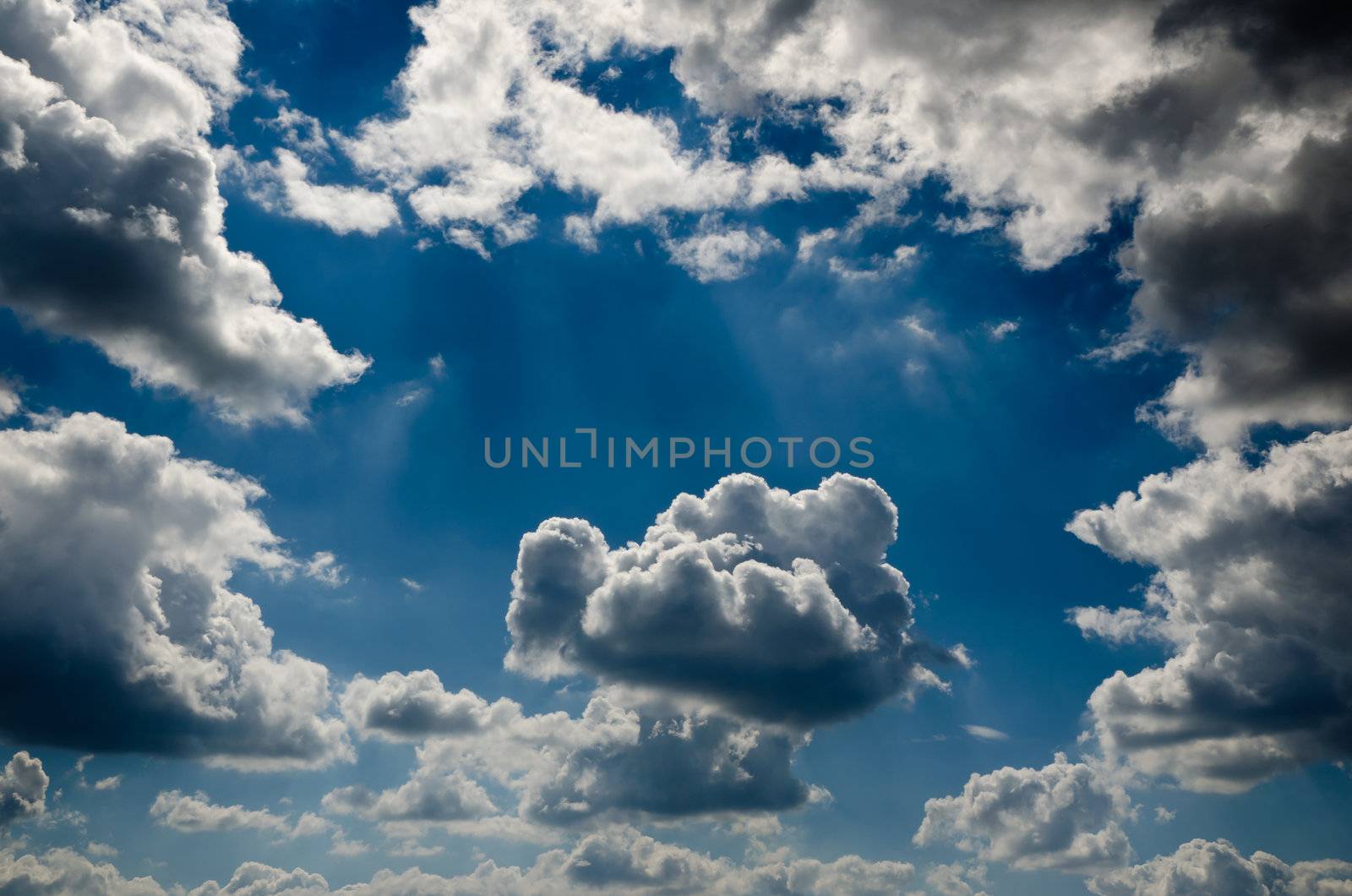 relief  beautiful clouds  by Sergieiev