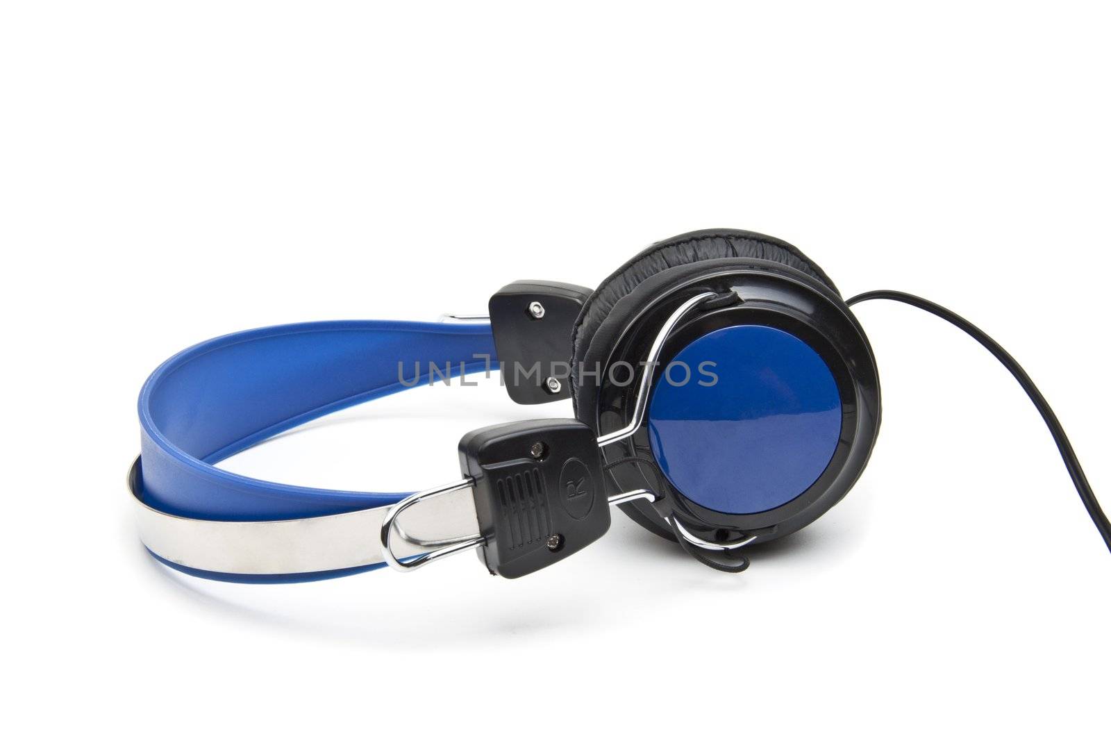 Wireless headphone isolated on white