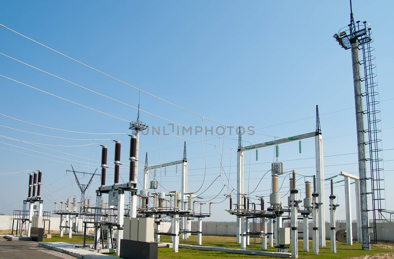 part of high-voltage substation