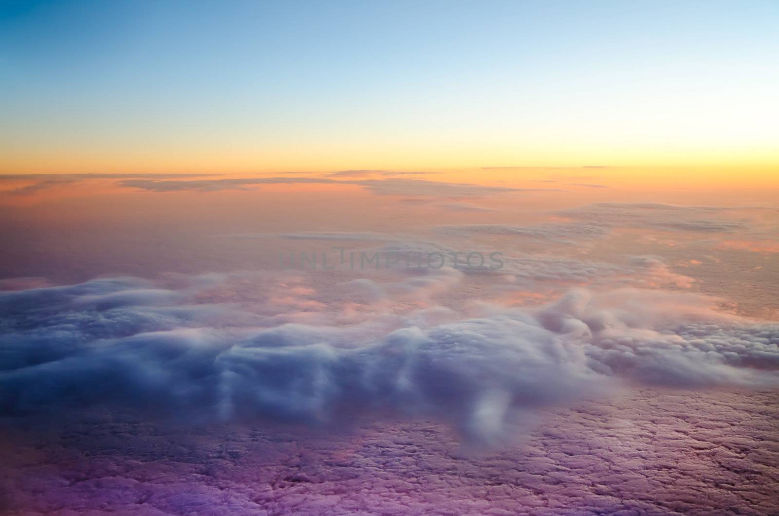 Aerial photo of clouds by Sergieiev