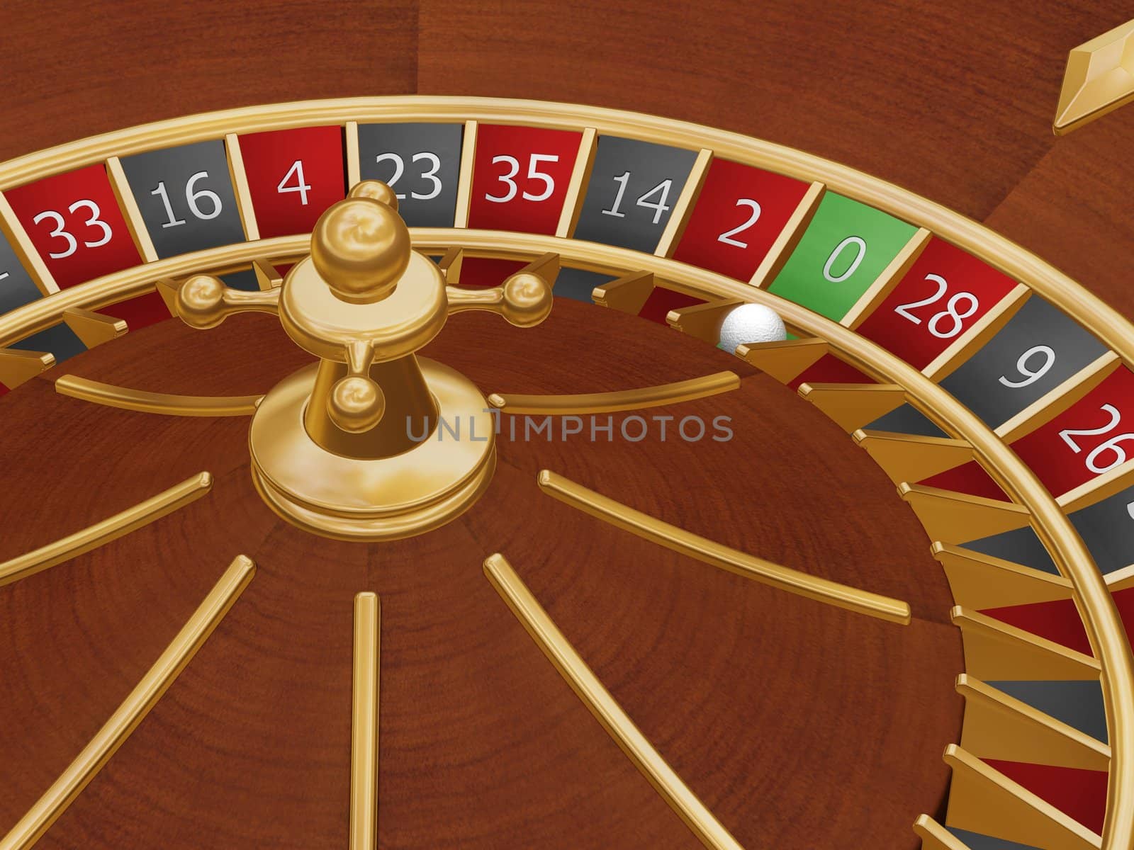 Roulette wheel by kjpargeter