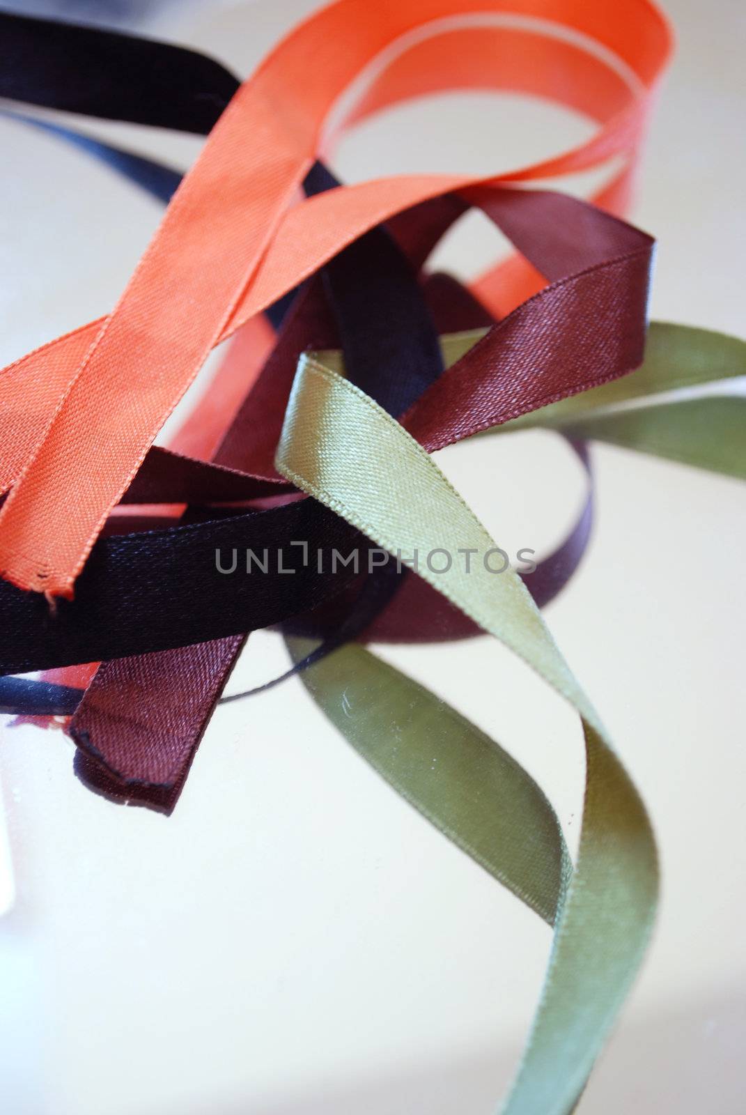picture of a ribbons in different colors