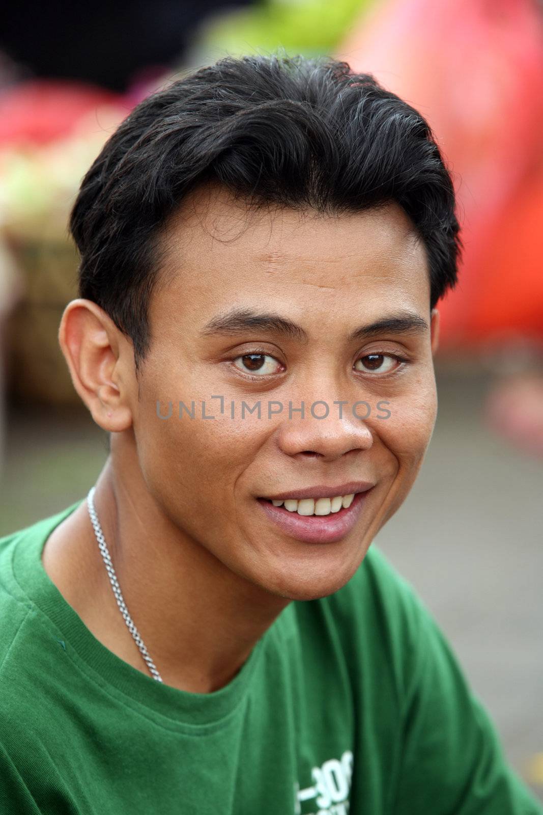 Portrait young men in Kuta. Bali. Indonesia