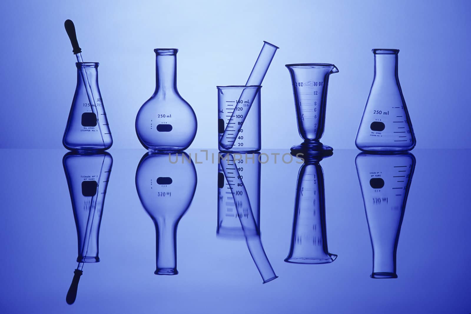 Science Glassware by edbockstock
