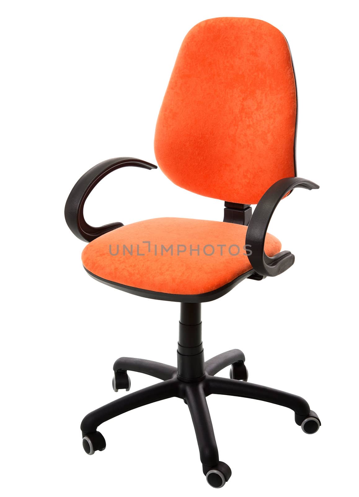Office chair isolated on white