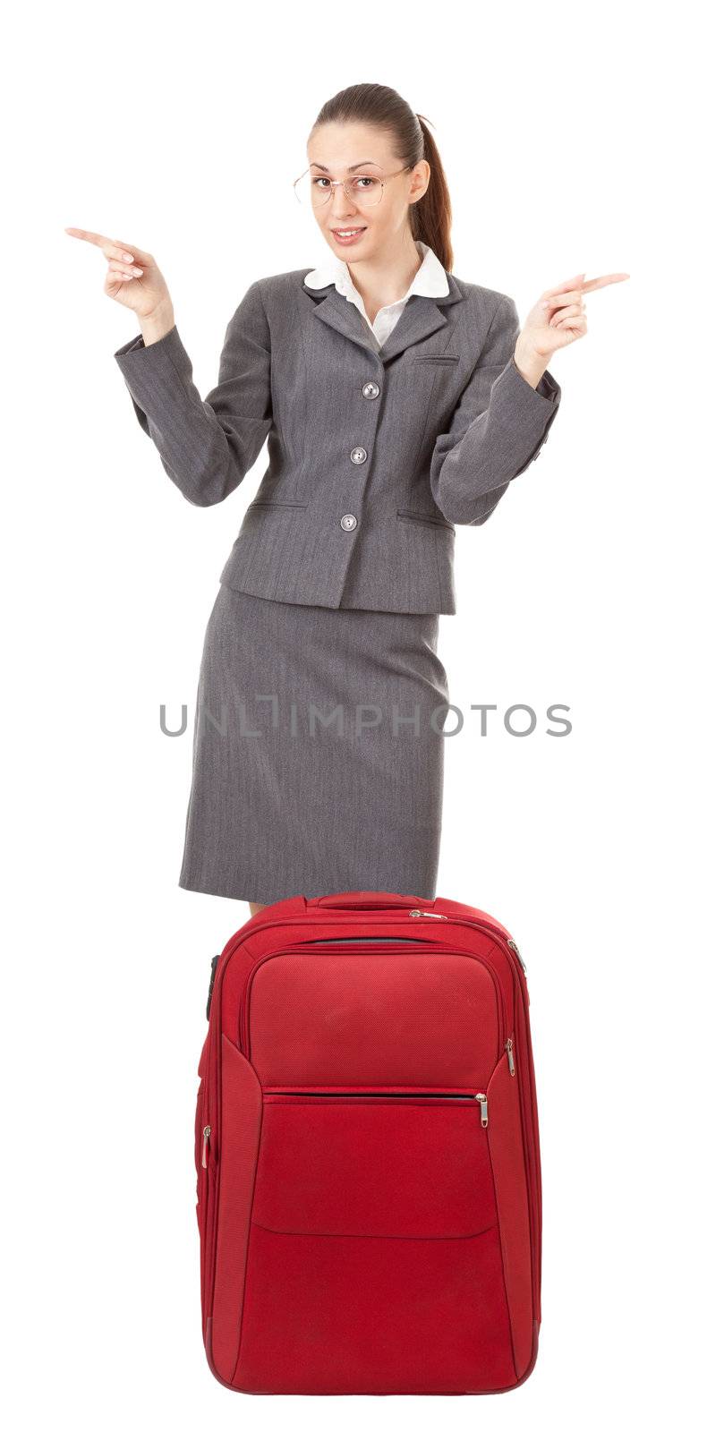 office manager, a girl in business attire
