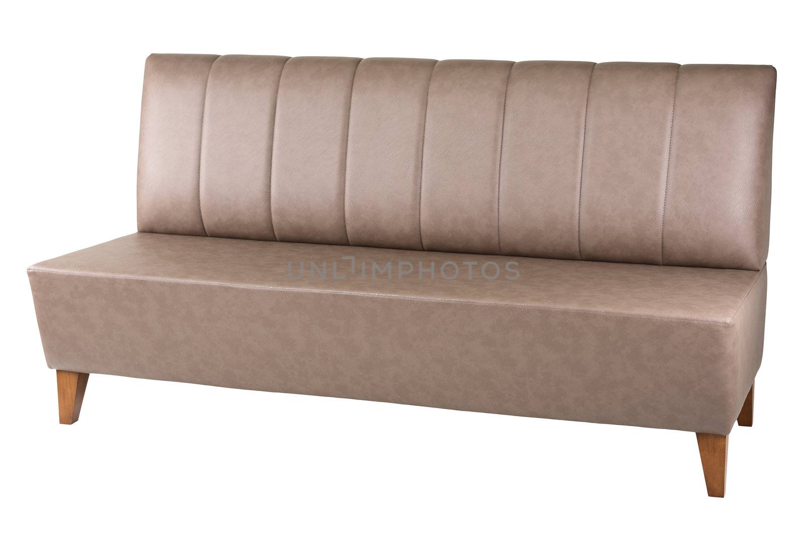 upholstered furniture isolated on white