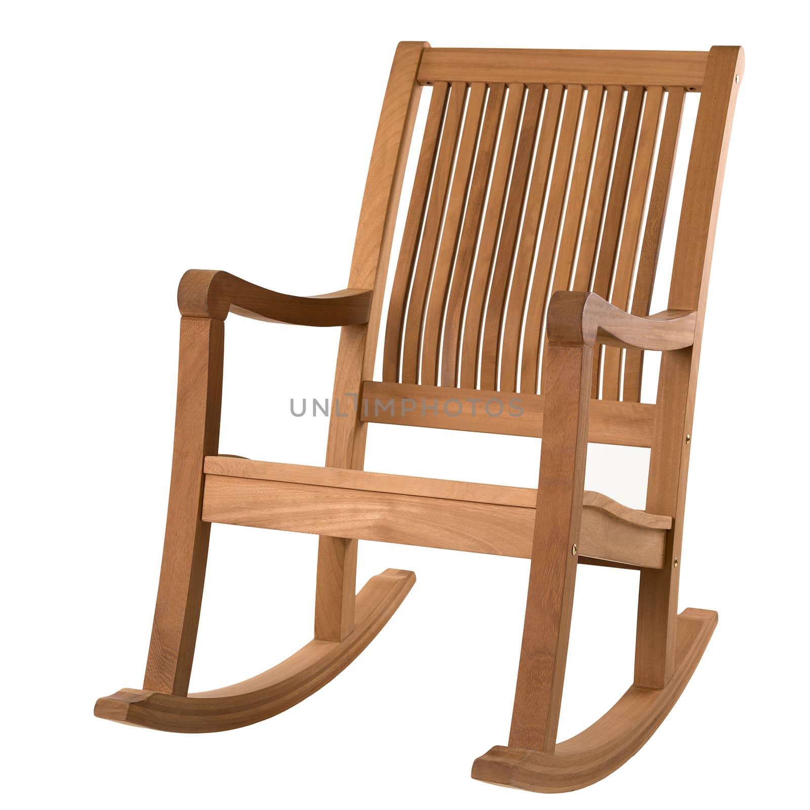 rocking chair on white