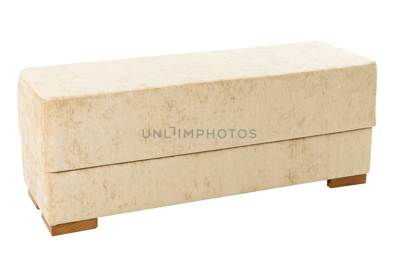 upholstered furniture isolated on white