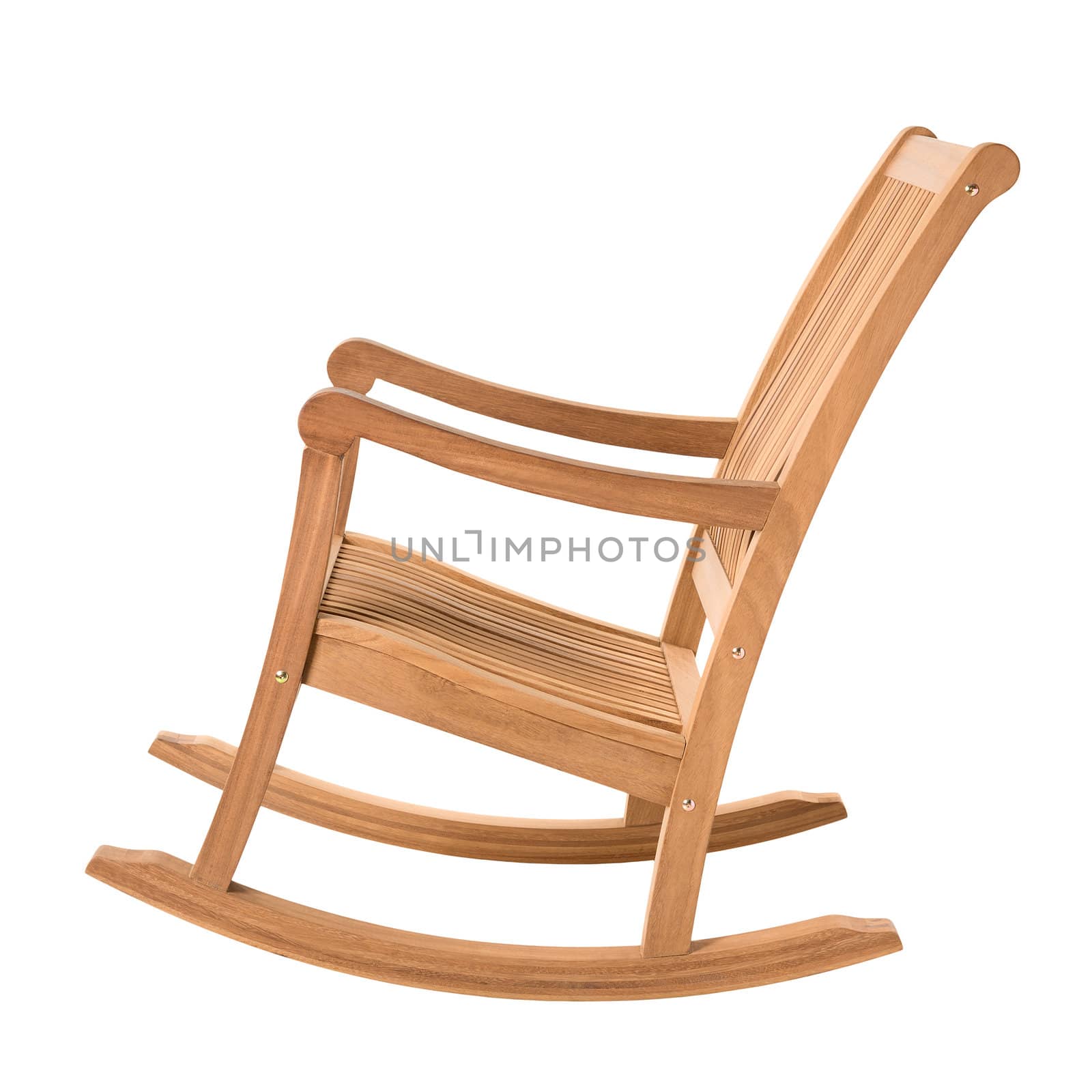 rocking chair on white