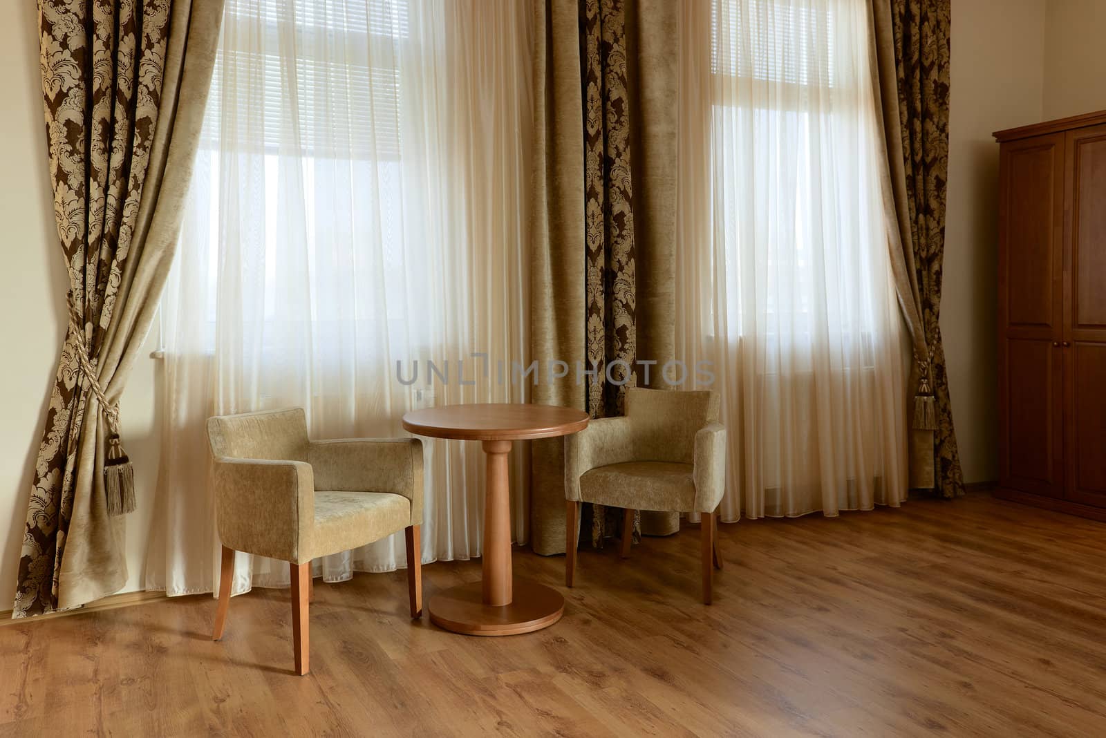 Interior of room in house