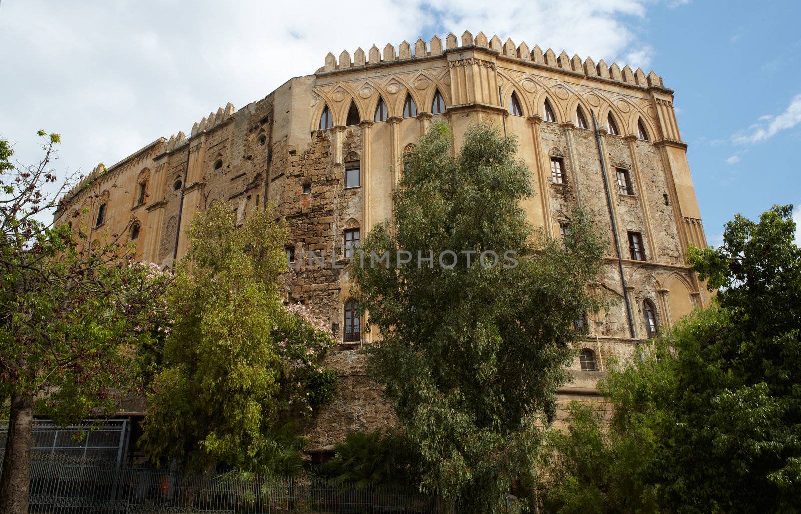 Palace of the Normans - Royal Palace of Palermo - Regional parliament of Sicily, Italy