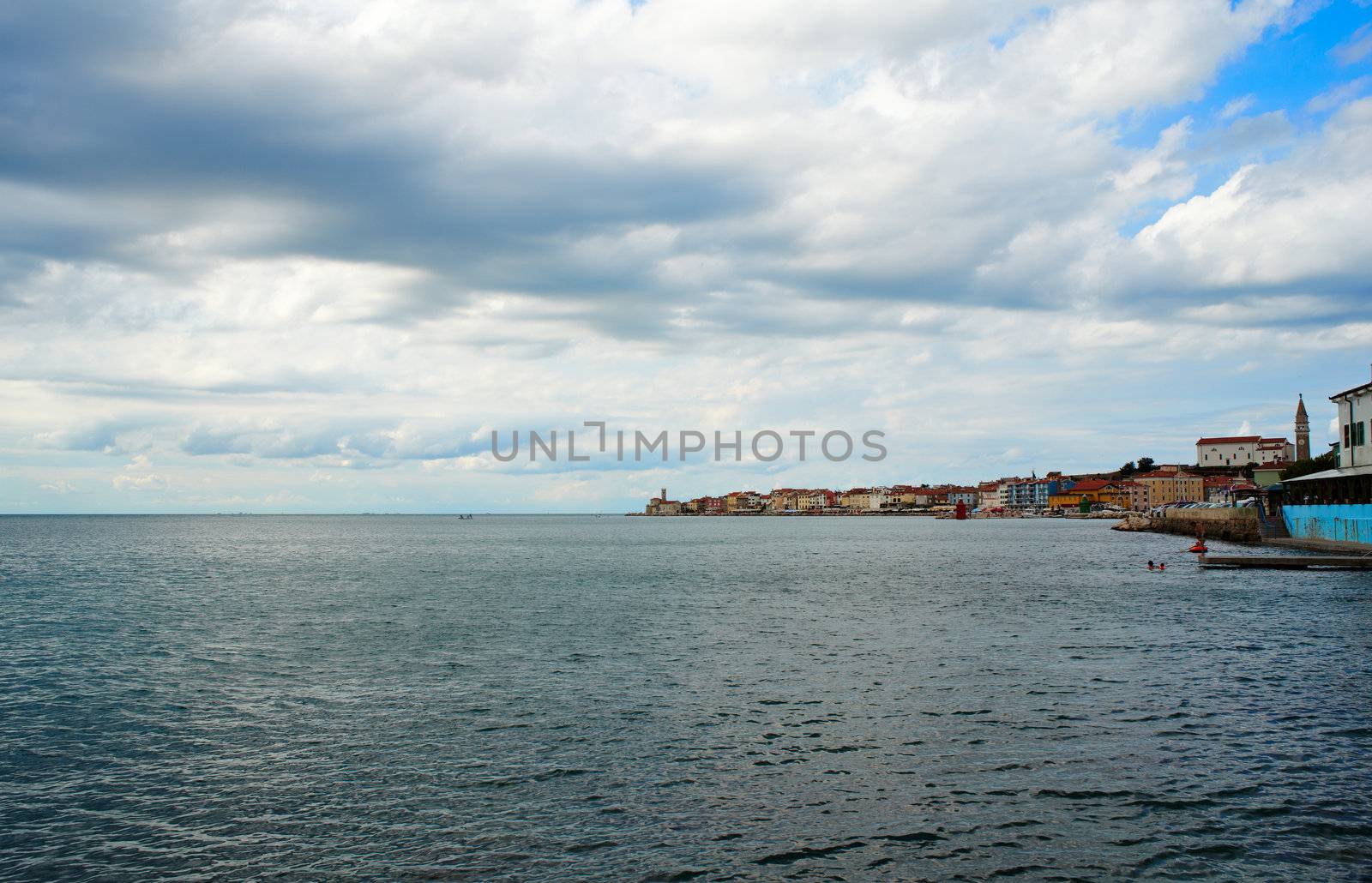View of Piran sea, Slovenia