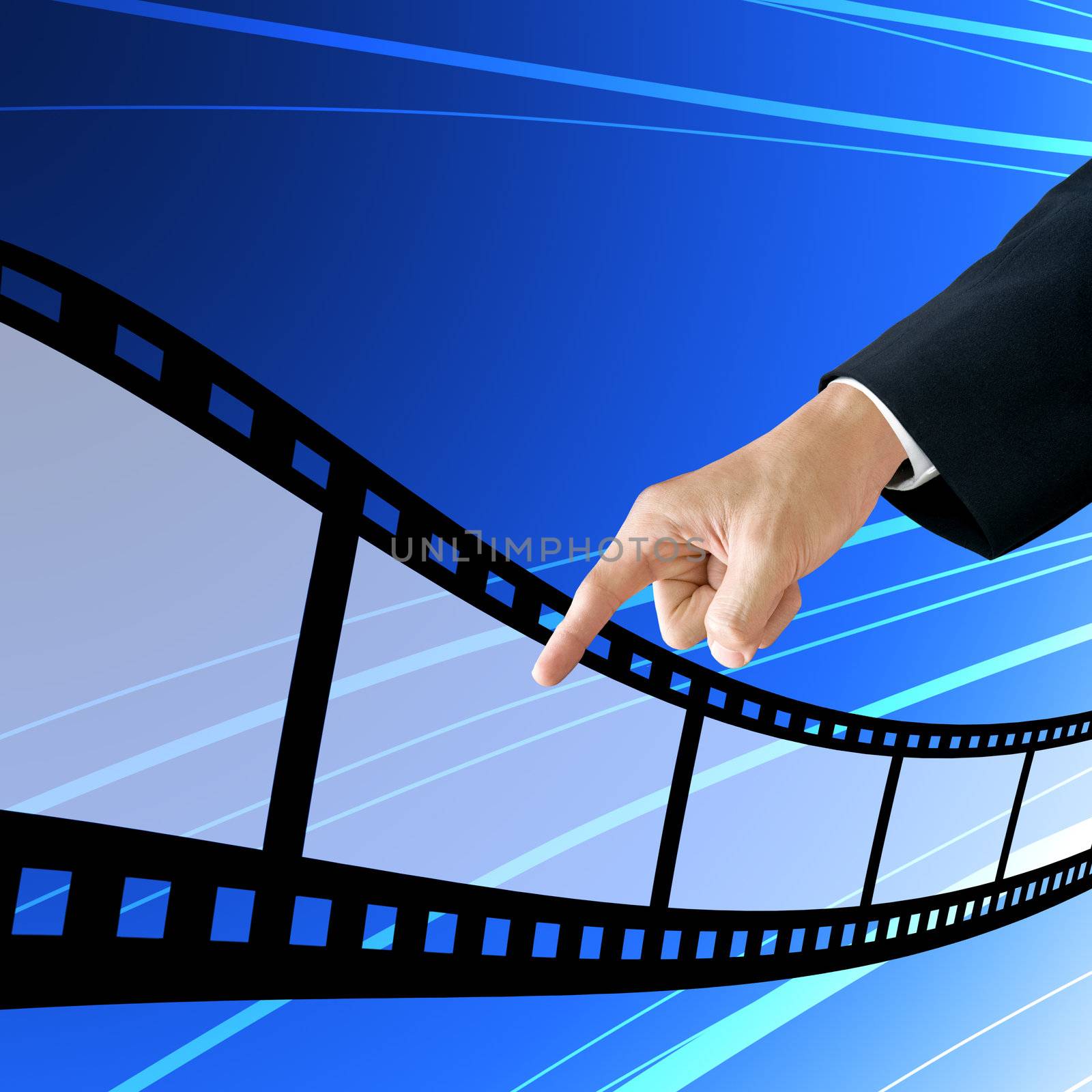 Investor choose the film, Film industry concept