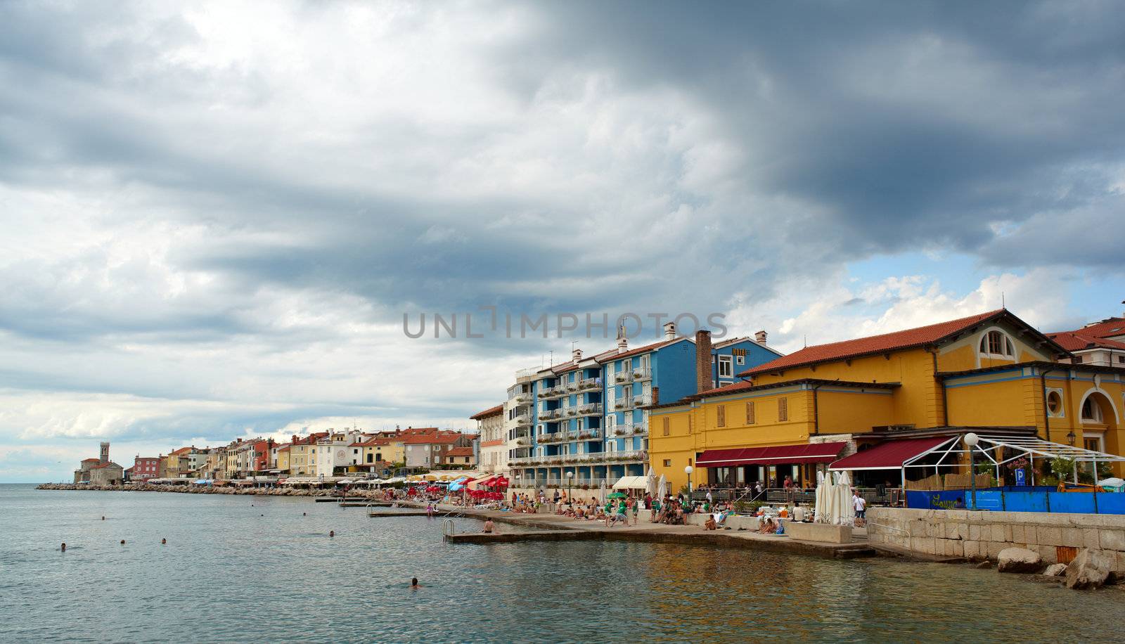 View of Piran sea, Slovenia