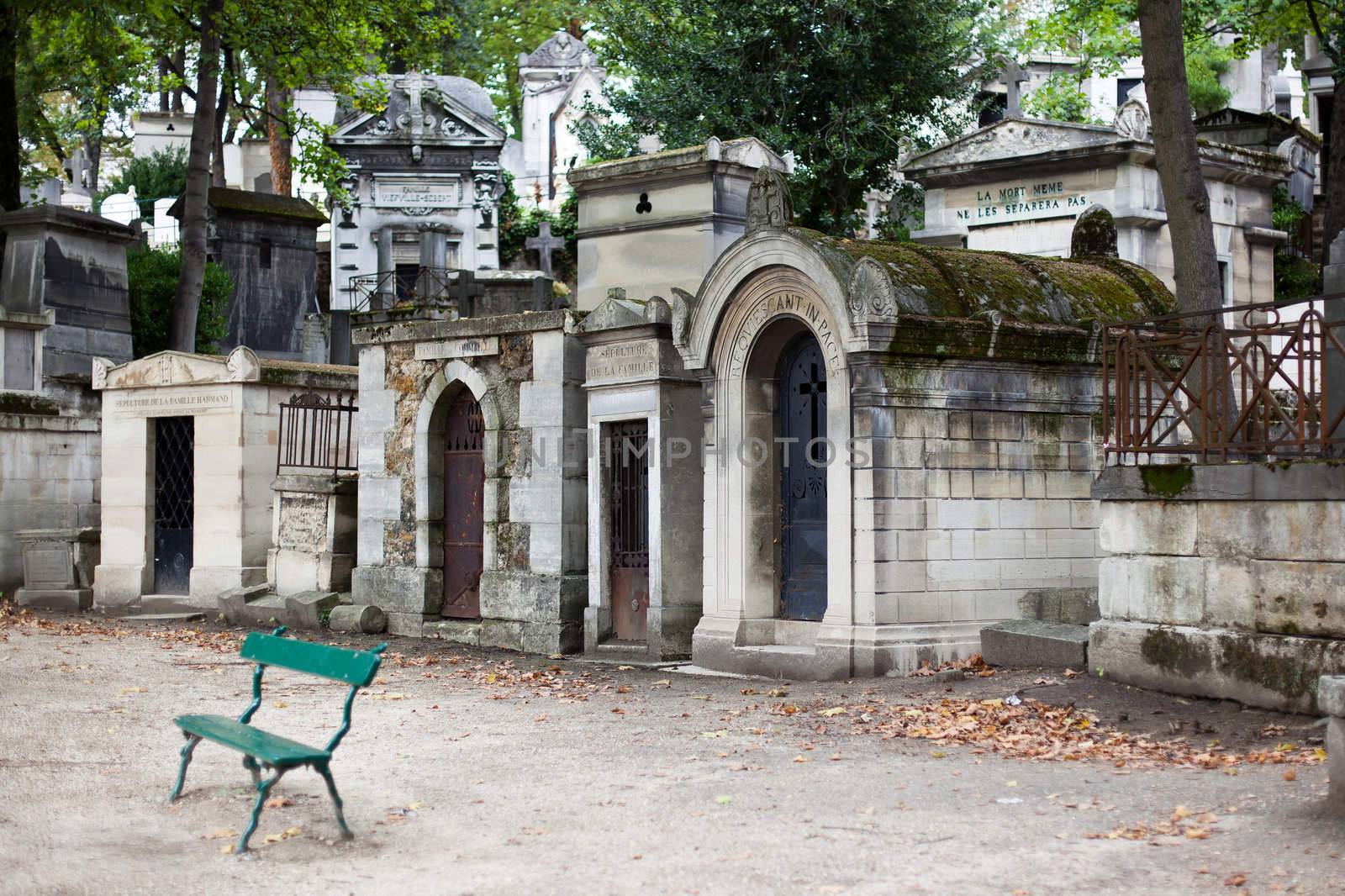 Tombs at  Pere Lachaise cemetery by furzyk73