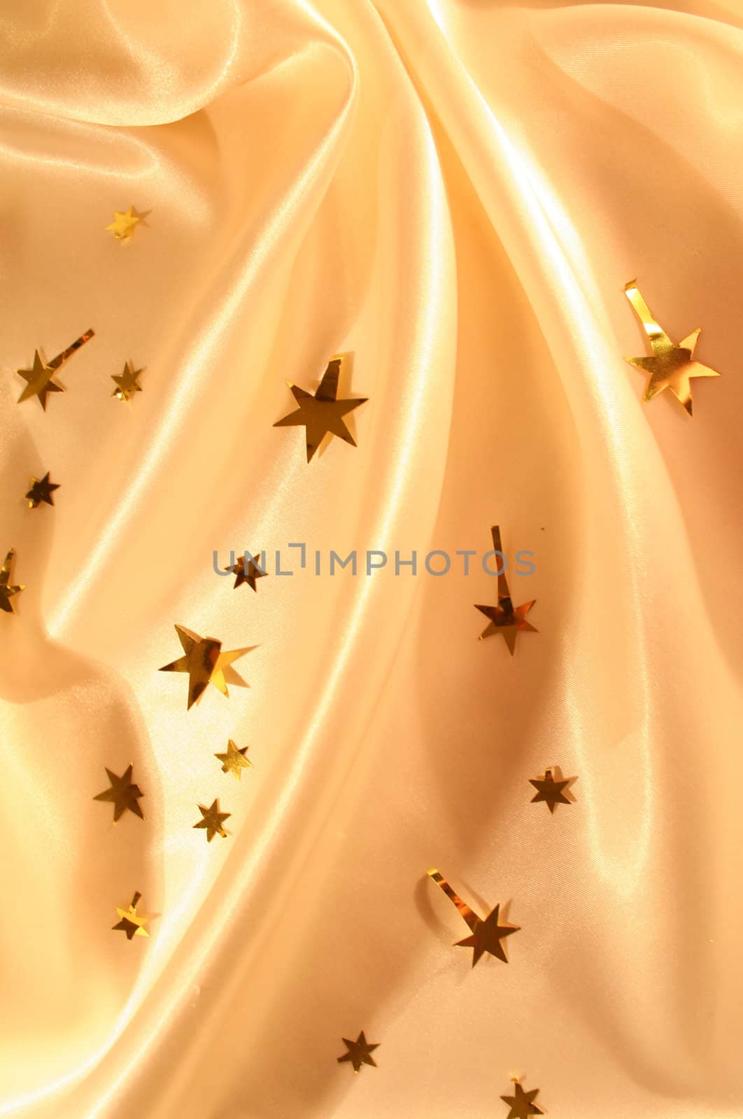 New year holiday golden silk can use as background 