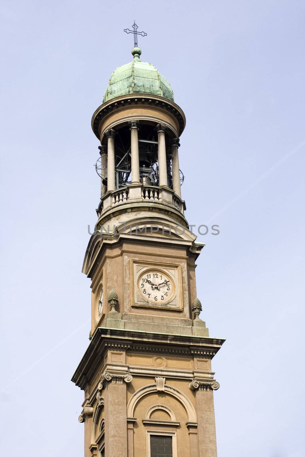 Bell tyower, St. Luigi church of Milan - Italy