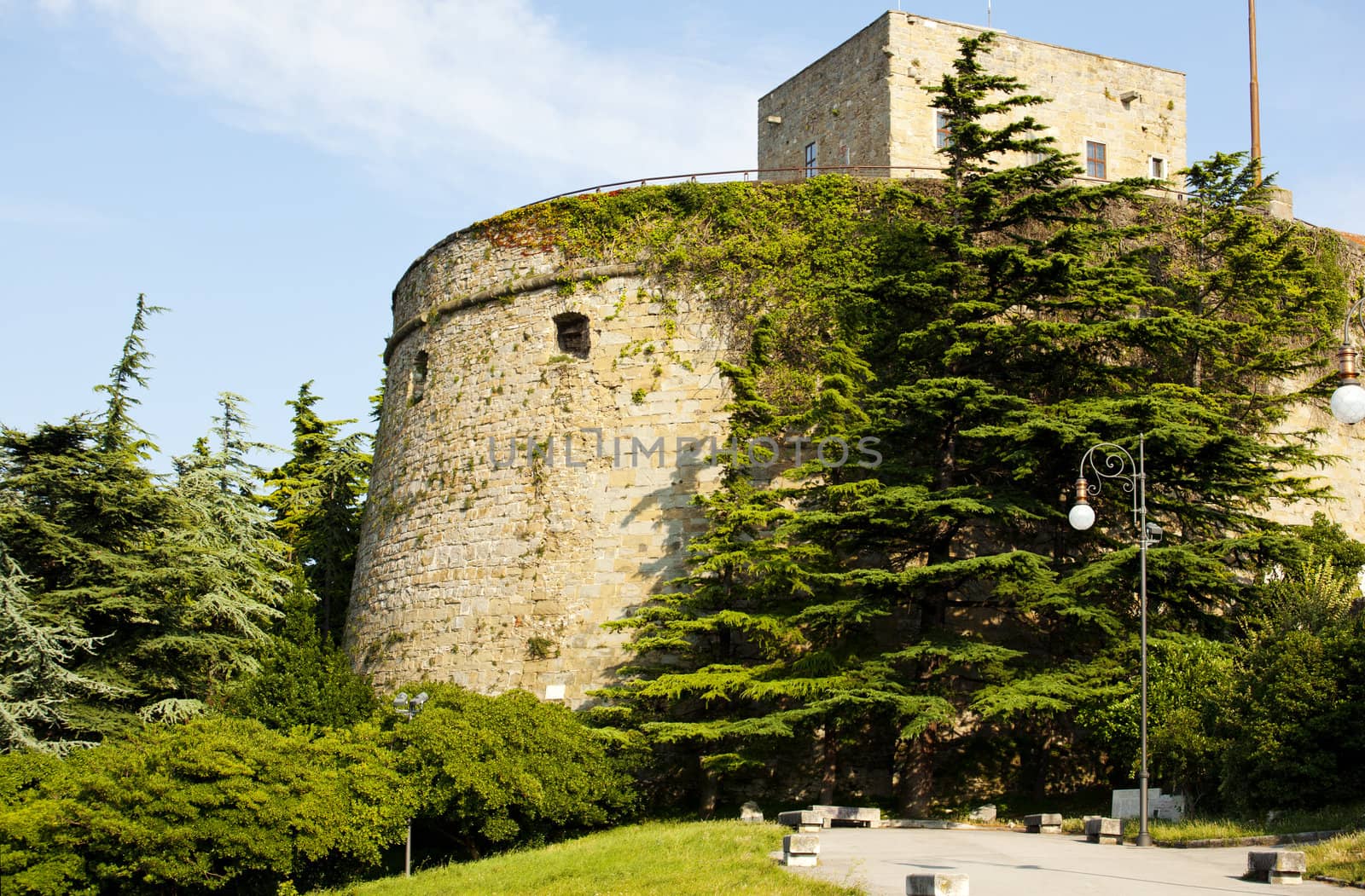 View of St. Giusto castle, Trieste