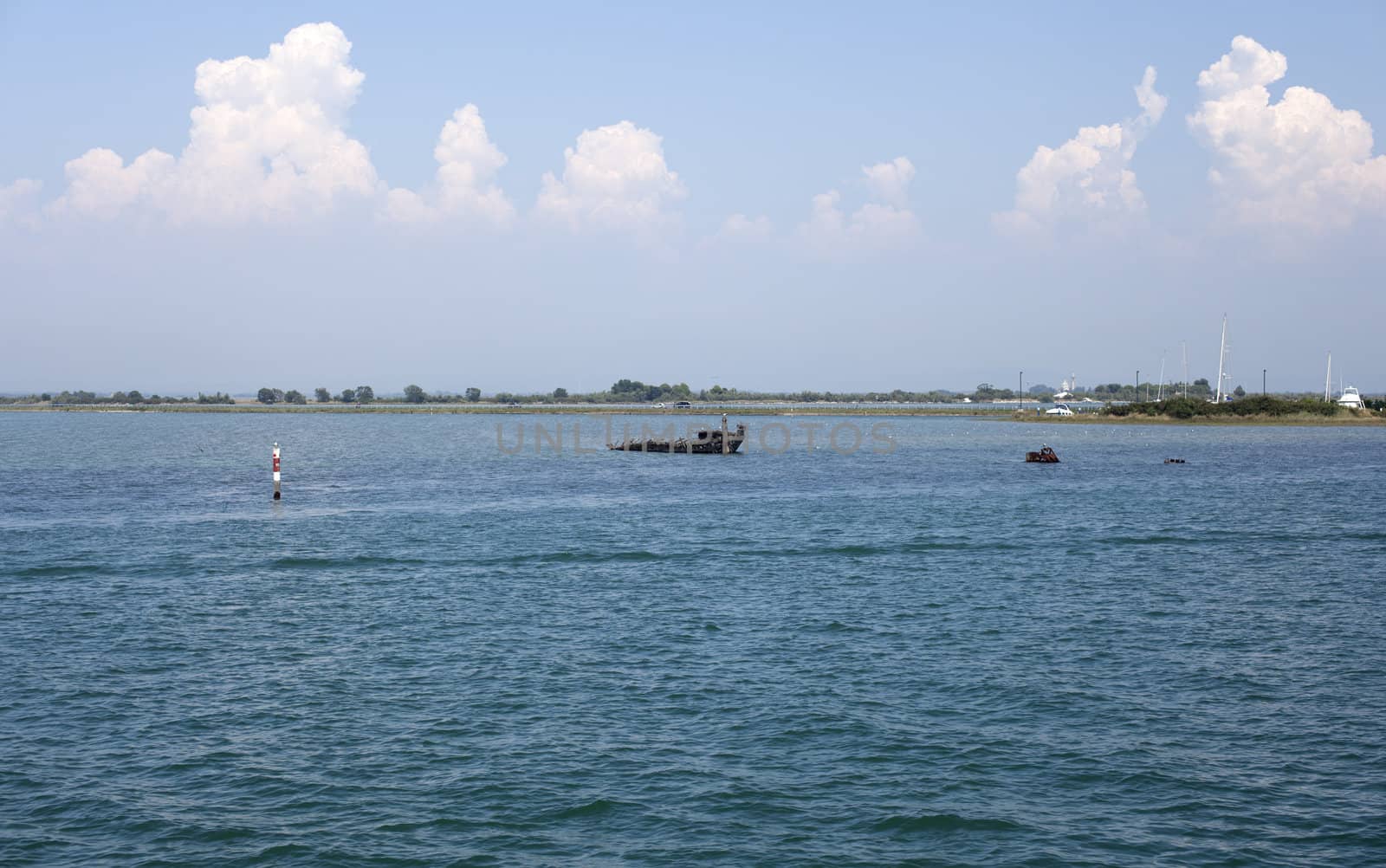 View of Grado lagoon - Italy