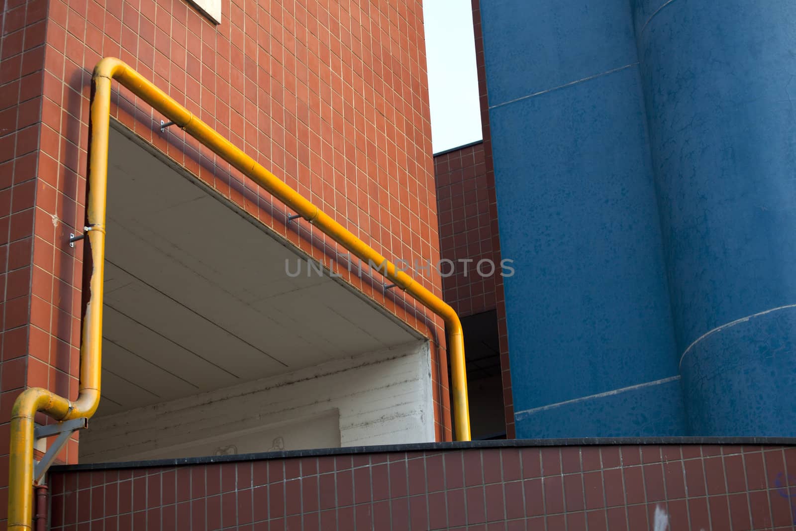 New colored building, Milan - Italy