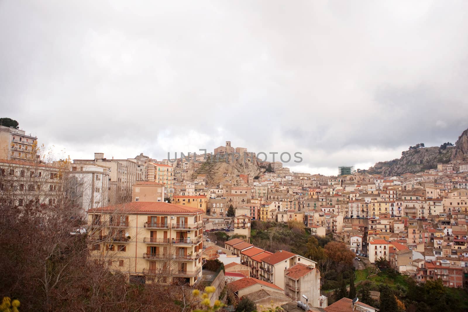 View of Nicosia, Sicily - Italy