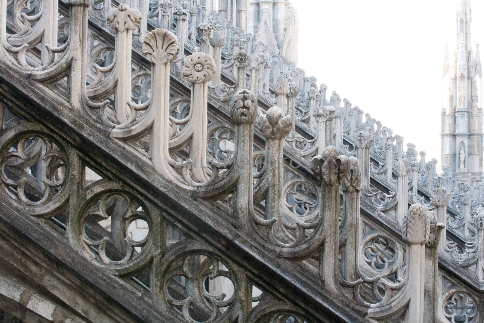 Detail of the Milan cathedral - Italy