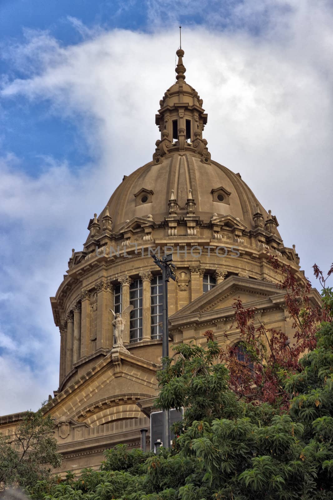 National Museum d'Art de Catalunya in Barcelona. Spain
