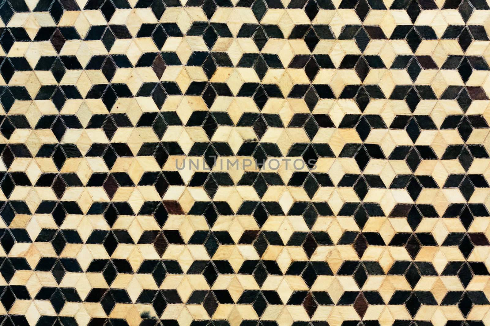 Carpet Texture Rhombus in Pattern