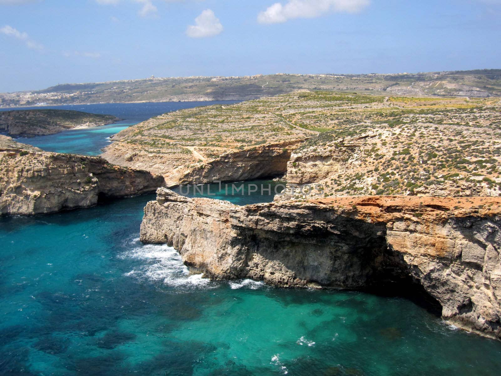 The Blue Lagoon in Comino, Malta.