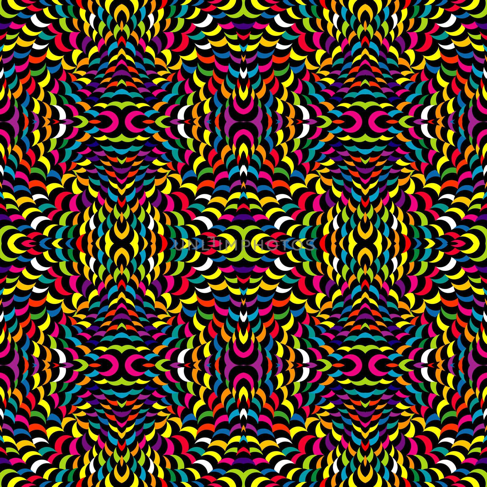 Abstract psychedelic background