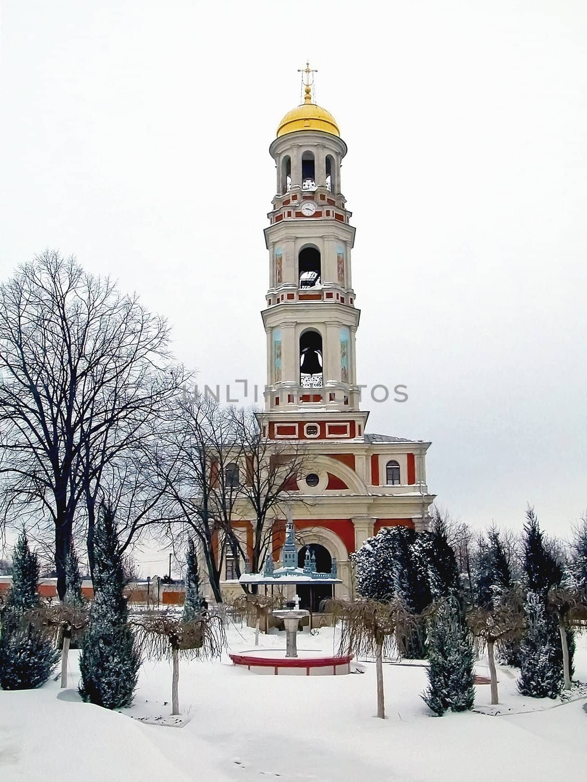 bell tower-type with inner face