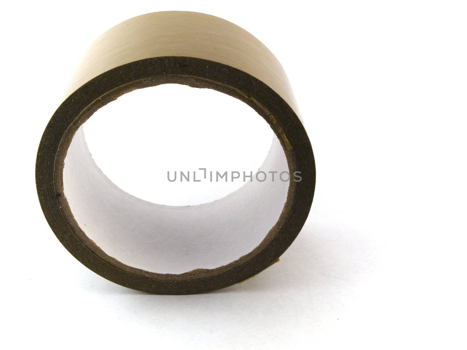 Packing Wrapping Tape on White Background by bobbigmac