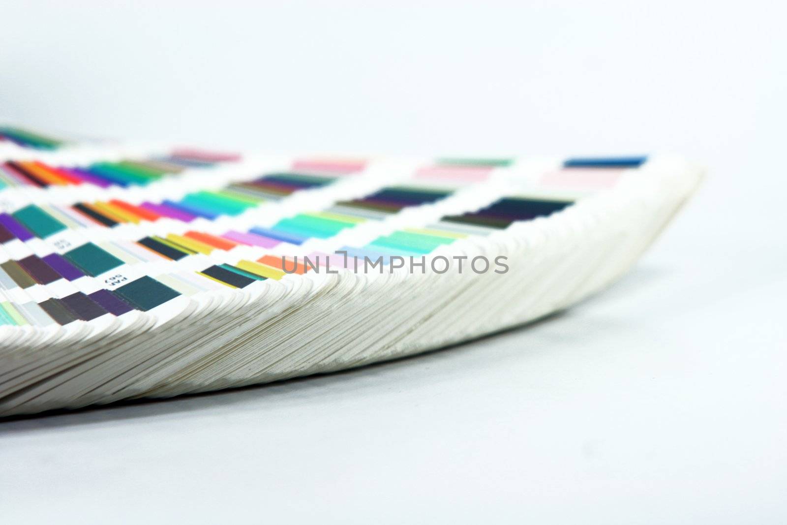 graphic arts colors scale closeup