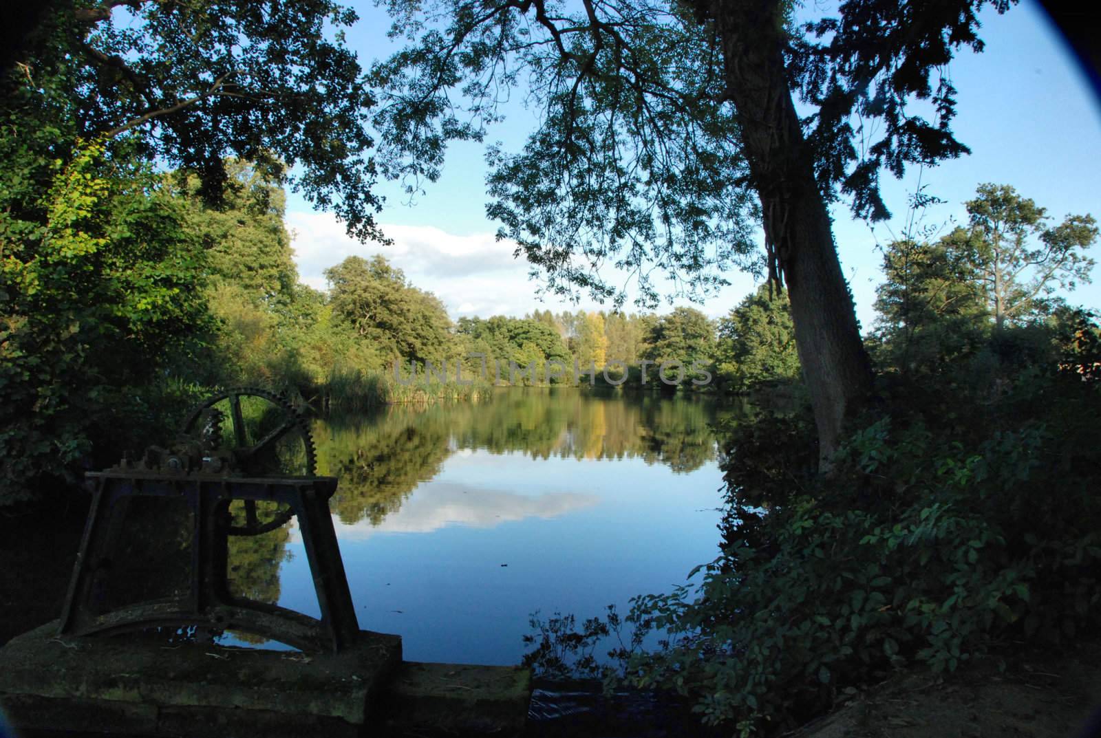 Hothfield Lake created in 1851 in Kent