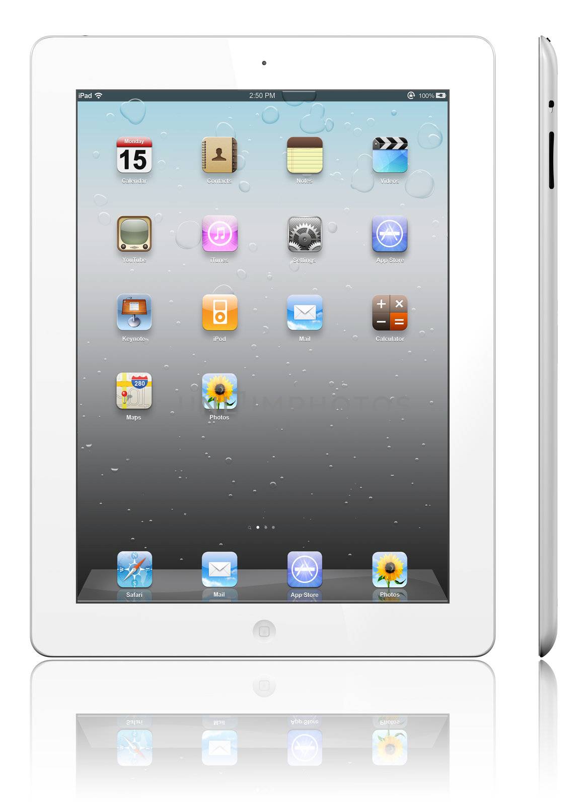 Apple iPad 2 white by manaemedia