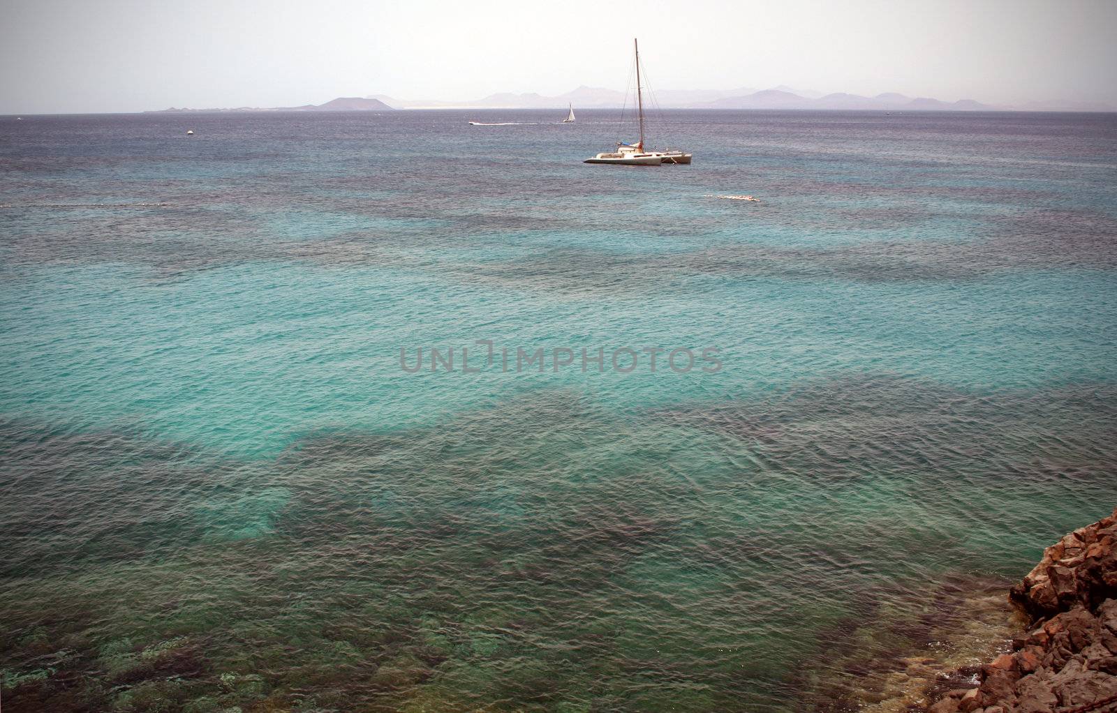 Lanzarote Island, landscape. Underwater. by adrianocastelli