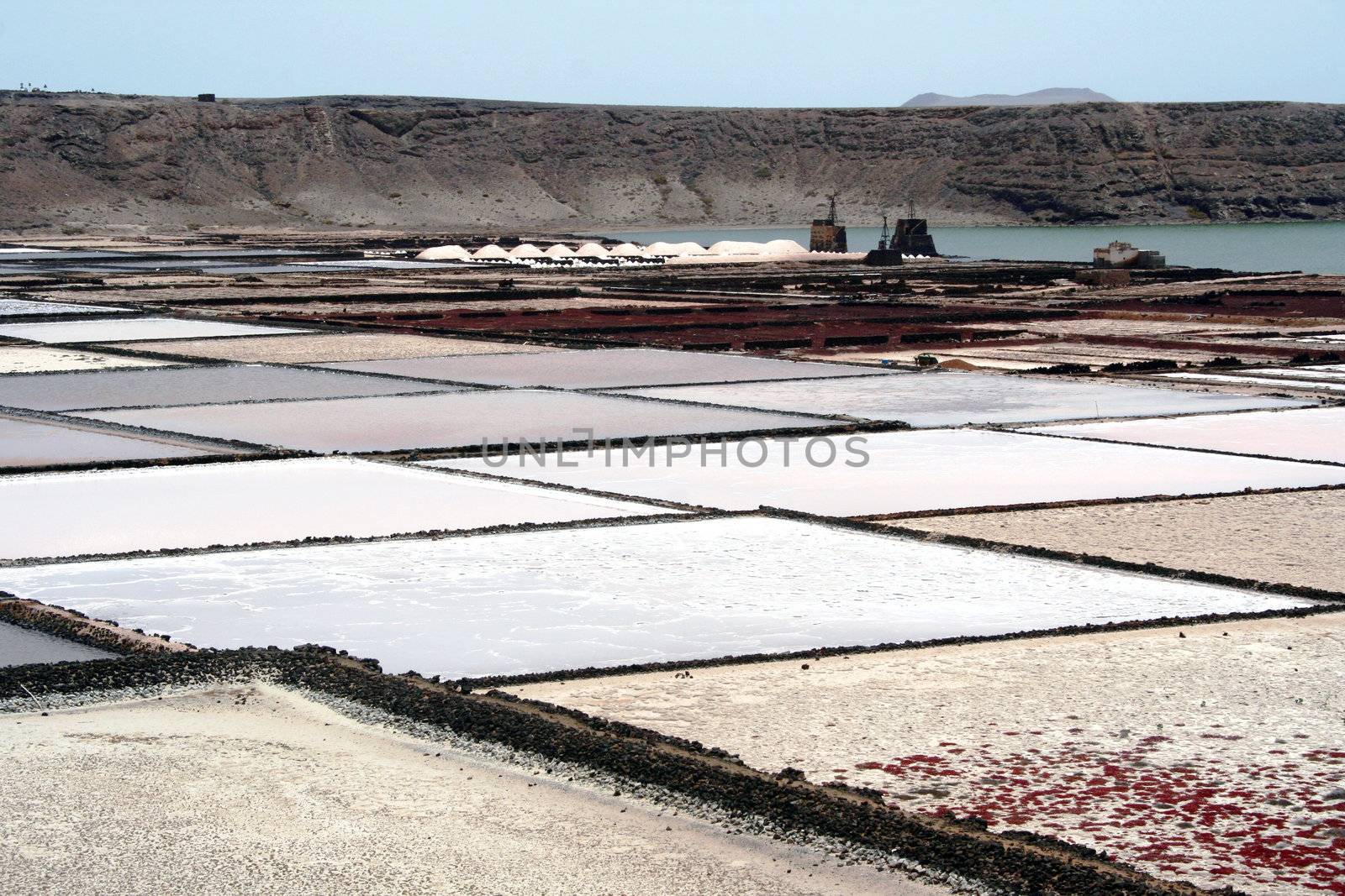 Salt works in Lanzarote by adrianocastelli