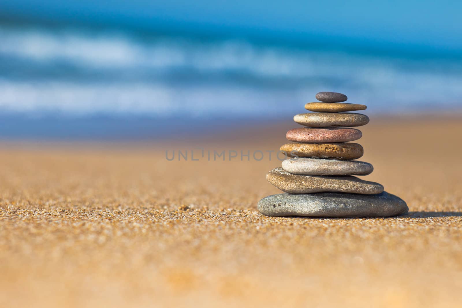 Zen Stones on the beach