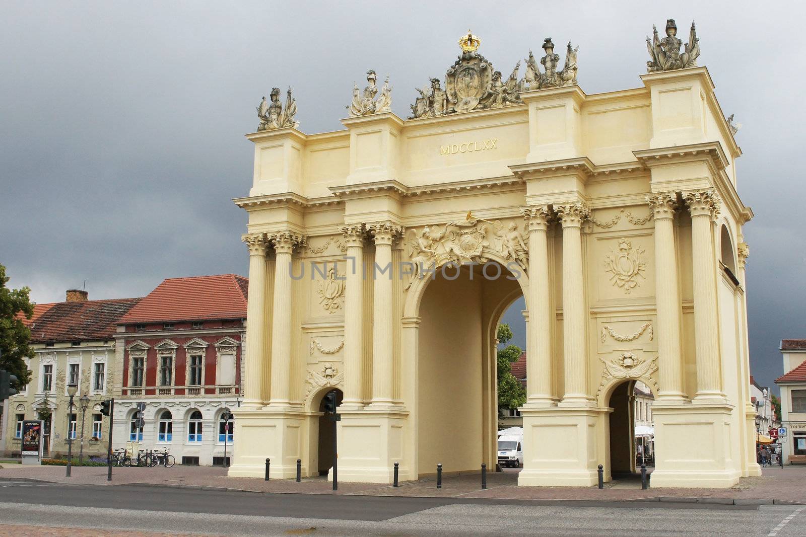 Historic gate, Potsdam, Germany by alfotokunst