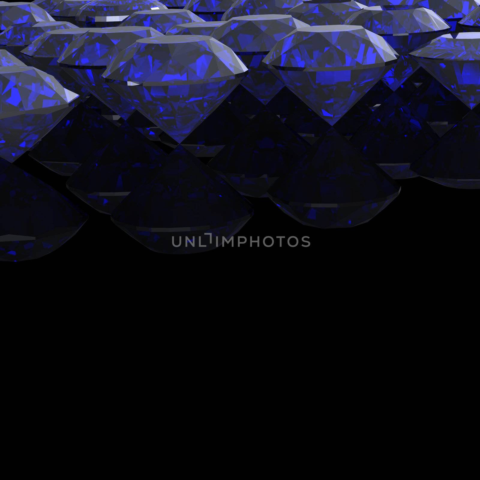 Blue sapphire by Rozaliya