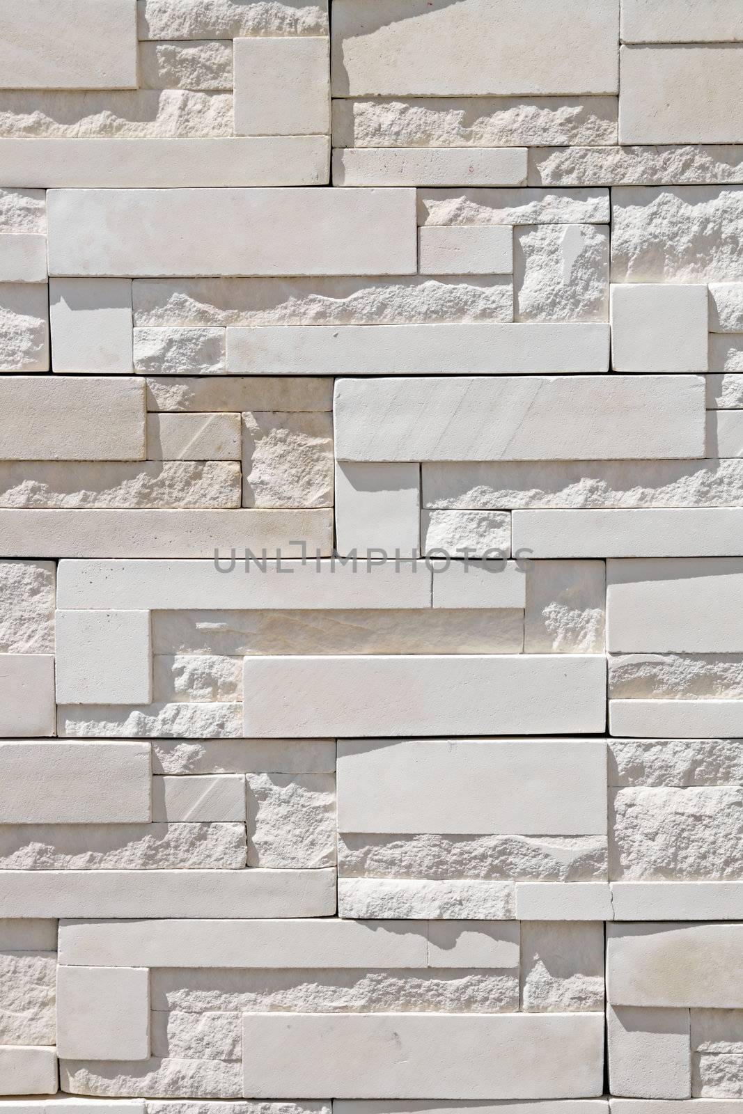 White Modern Brick Wall