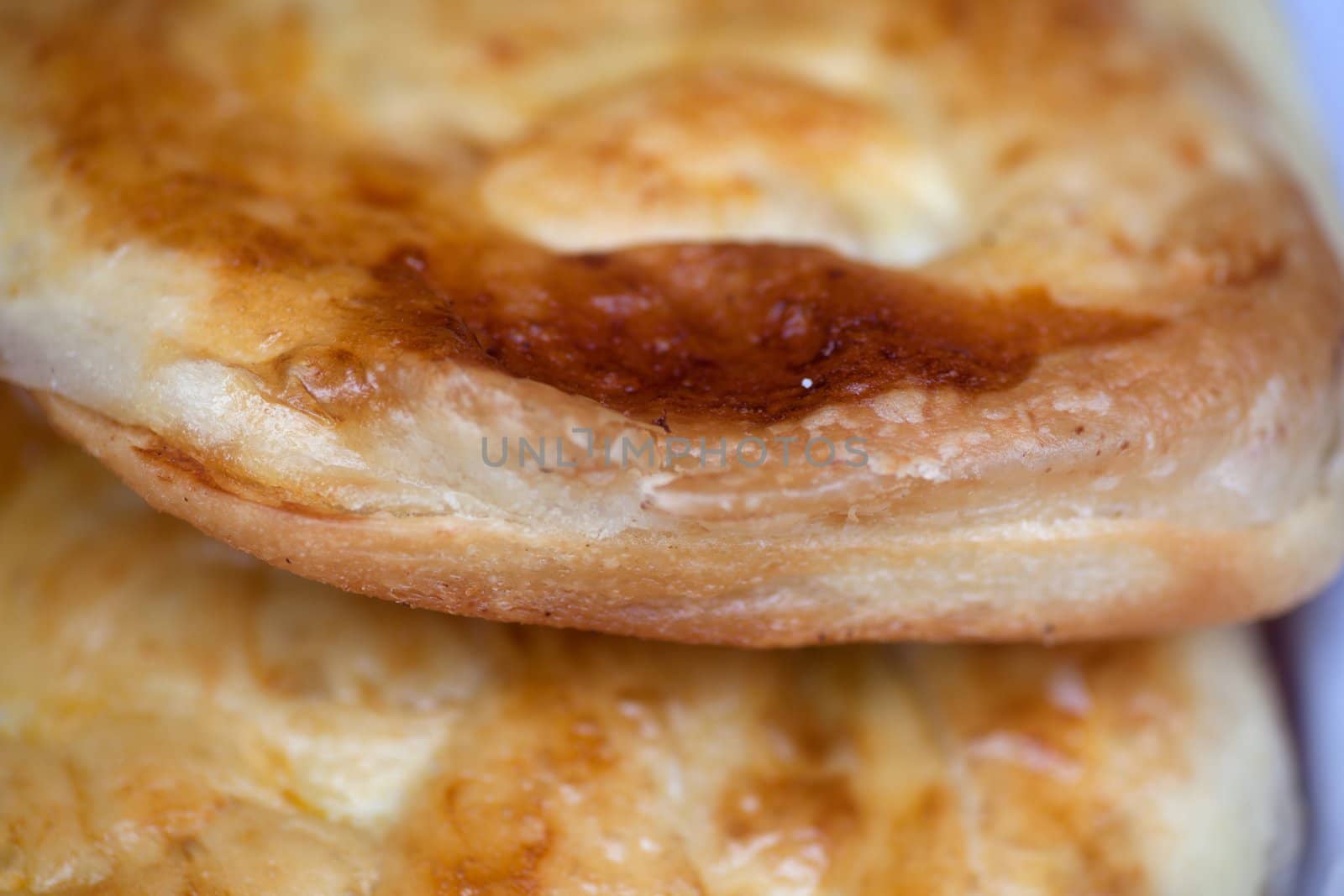 Close up of a delicious focaccia