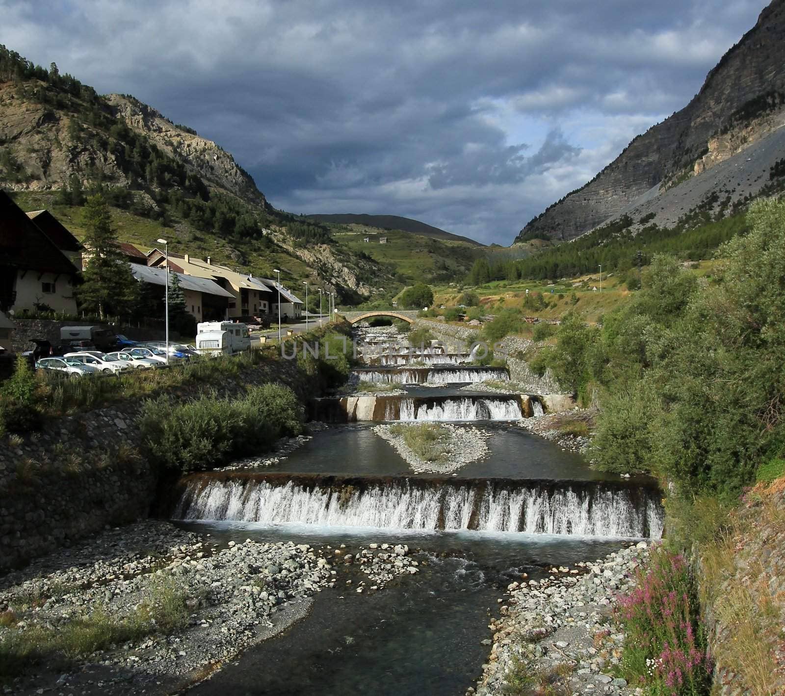 River of the Cerveyrette, Cervieres, France by Elenaphotos21