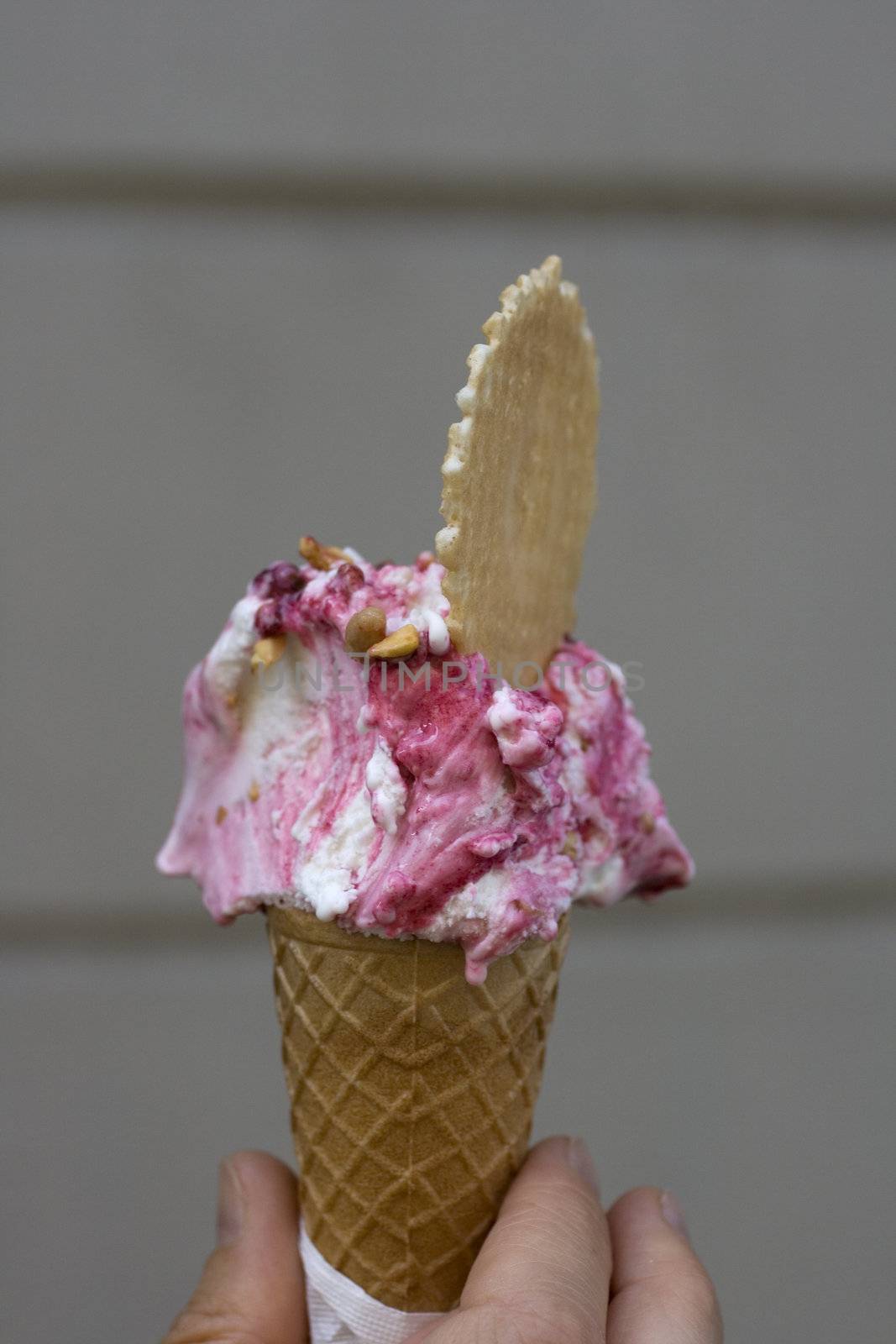 Photo og delicious Blackberry ice cream