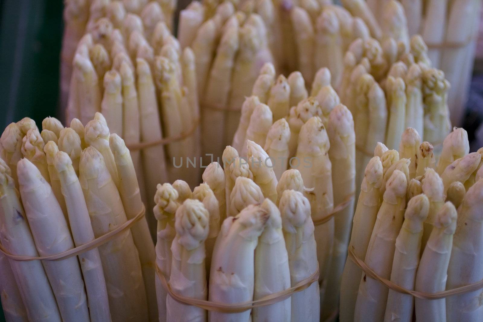 A bunch of fresh asparagus