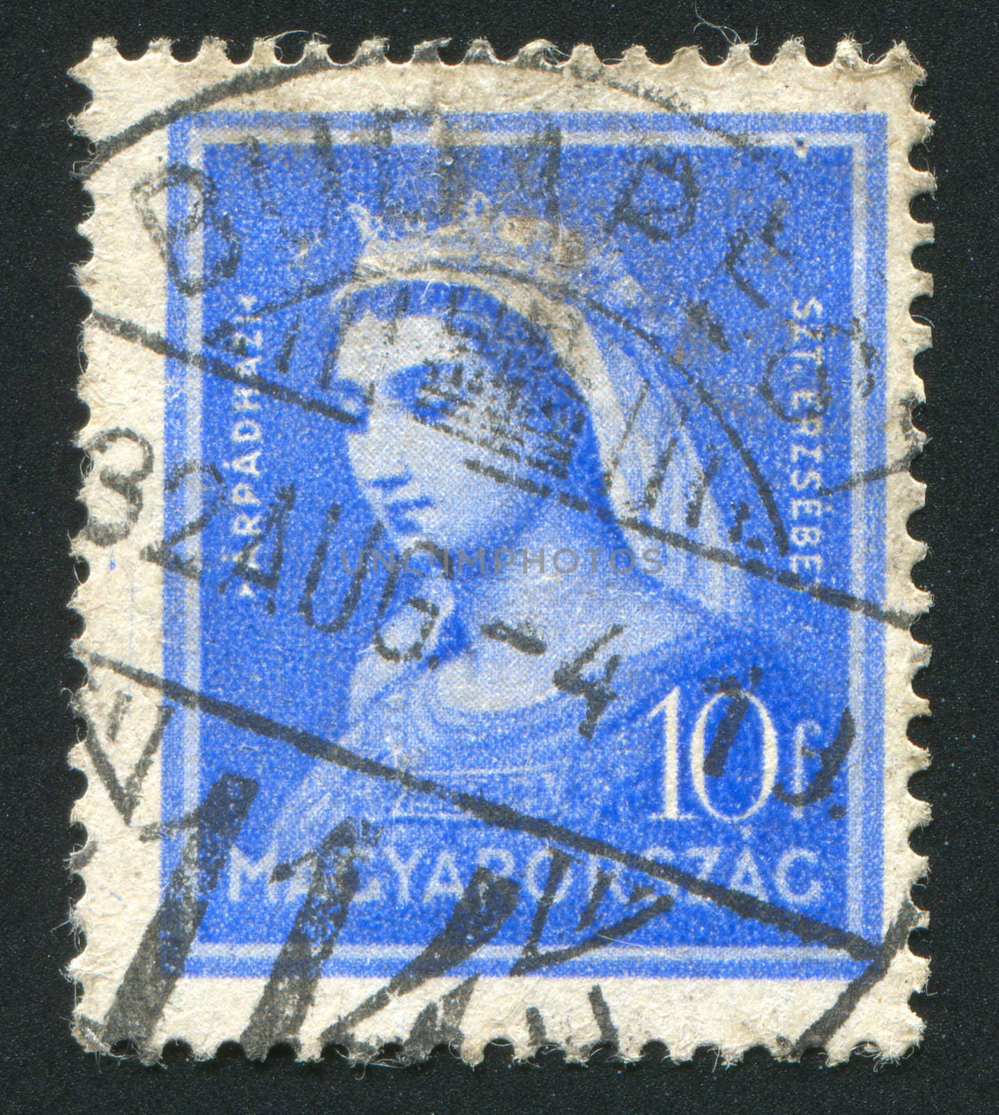 HUNGARY - CIRCA 1932: stamp printed by Hungary, shows Elizabeth, circa 1932