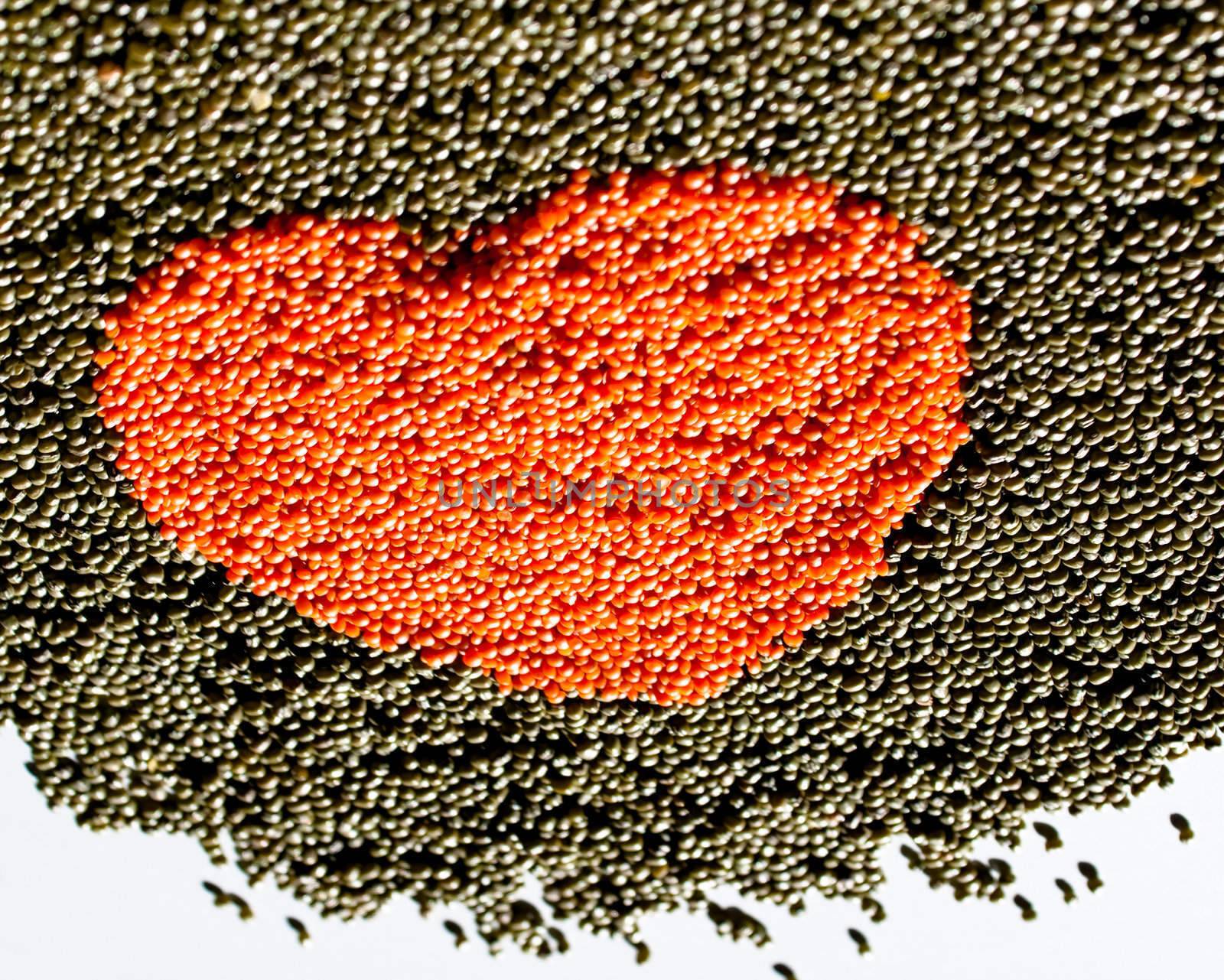Photo of Heart of lentils and beans